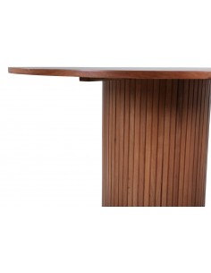 Rundt spisebord 120 brun 2