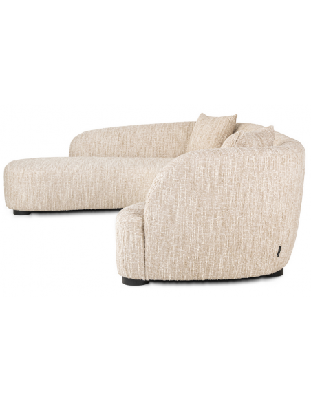 sofa chaiselong chaiselongsofa boucle beige stof moderne design