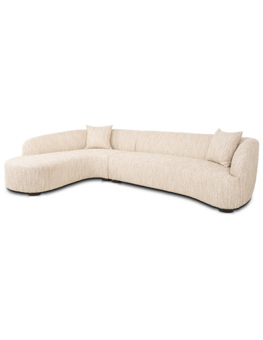 sofa chaiselong chaiselongsofa boucle beige stof moderne design