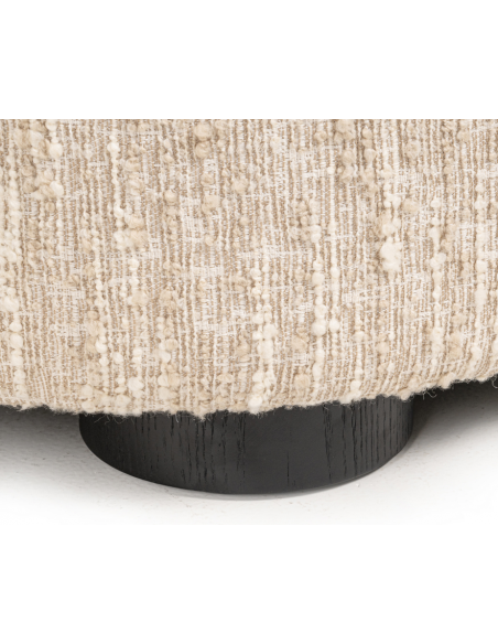 sofa chaiselong chaiselongsofa boucle beige stof moderne design