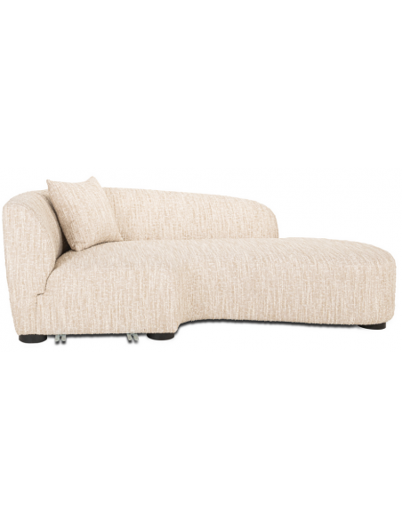 sofa chaiselong chaiselongsofa boucle beige stof moderne design