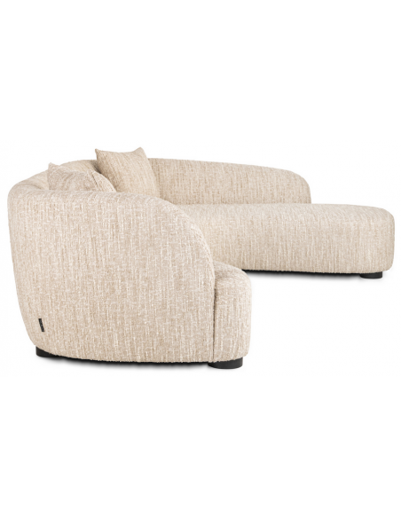 sofa chaiselong chaiselongsofa boucle beige stof moderne design
