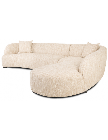 sofa chaiselong chaiselongsofa boucle beige stof moderne design