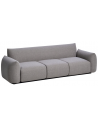 DAWSON Havesofa i olefin og aluminium B240 cm - Stengrå