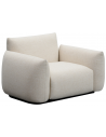 DAWSON Lounge havestol i aluminium og olefin B110 cm - Beige
