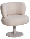 MASON Havestol med drejefod i aluminium og olefin H78 cm - Beige