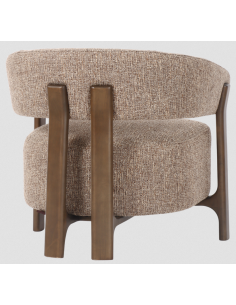 Lænestol brun moderne design 2