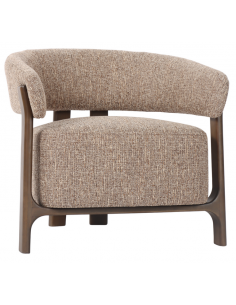 Lænestol brun moderne design