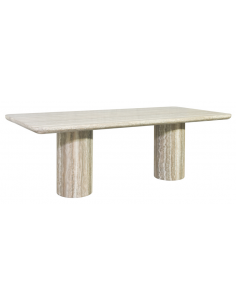moderne design spisebord travertin sten