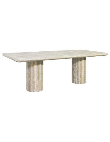 moderne design spisebord travertin sten