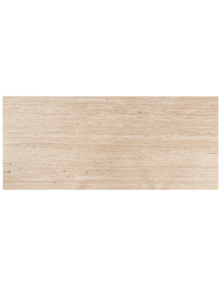 moderne design spisebord travertin sten egetræ træ