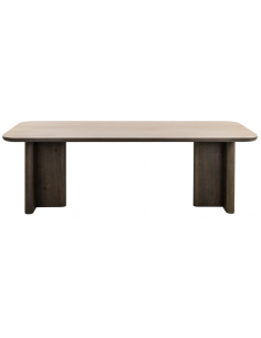 moderne design spisebord travertin sten egetræ træ 2