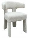 NERIO Spisebordsstol med armlæn i polyester H78 cm - Natur