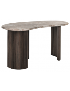 skrivebord moderne design træ marmor organisk