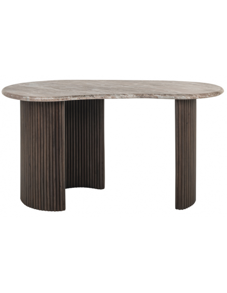 skrivebord moderne design træ marmor organisk