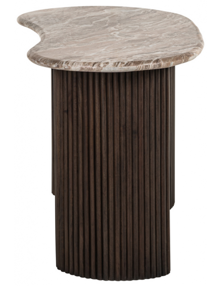 skrivebord moderne design træ marmor organisk