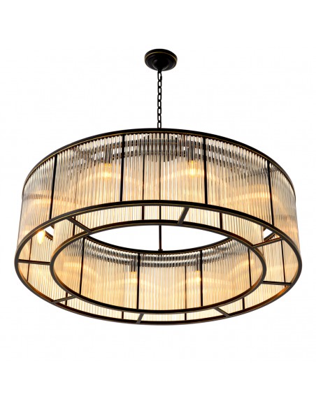 Eichholtz Lysekrone krystal glas antik vintage moderne design stor