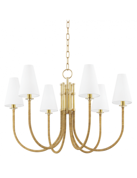 lysekrone loftlampe moderne design spisebord messing