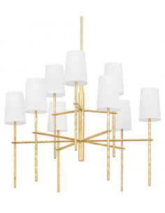 lysekrone loftlampe moderne design spisebord messing