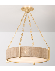 lysekrone loftlampe moderne design spisebord messing guld 2