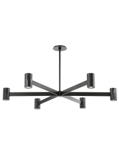 lysekrone loftlampe moderne design spisebord sort led
