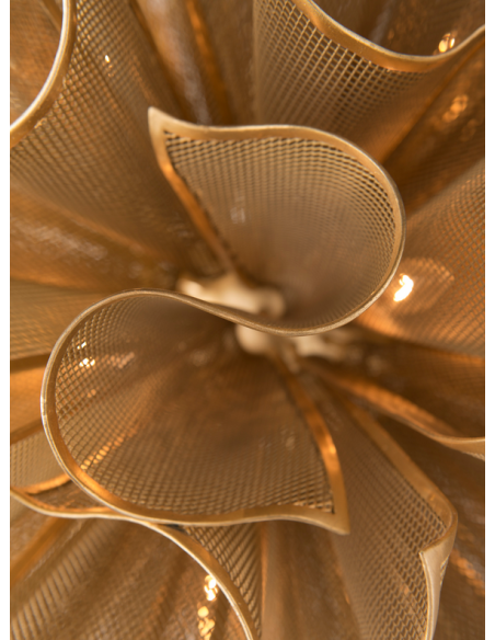 lysekrone loftlampe moderne design spisebord messing guld