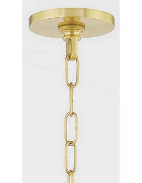 lysekrone loftlampe moderne design spisebord messing