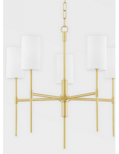 lysekrone loftlampe moderne design spisebord messing 2