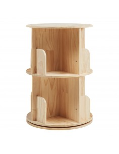 reol til børn børneværelse indretning opbevaring legetøj bogreol drejefod eg 2