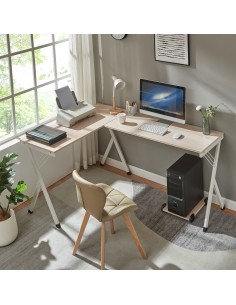 hjørneskrivebord skrivebord billigt kontor kontormøbler ungdomsmøbler 2