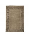 TURA Løst tæppe i 100% polyester 290 x 190 cm - Taupe