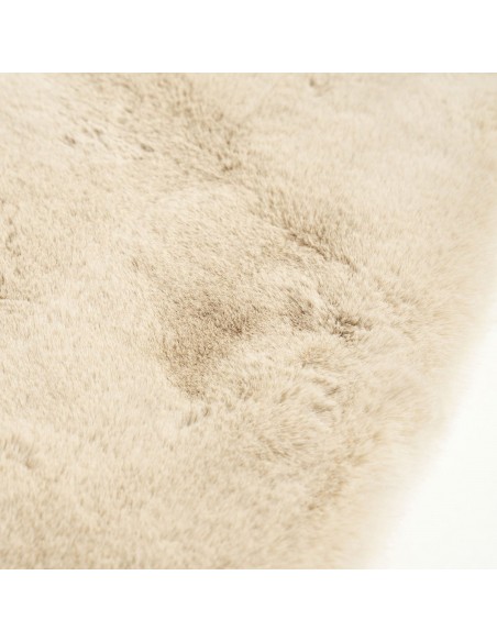 løst tæppe organisk former moderne polyester beige blødt