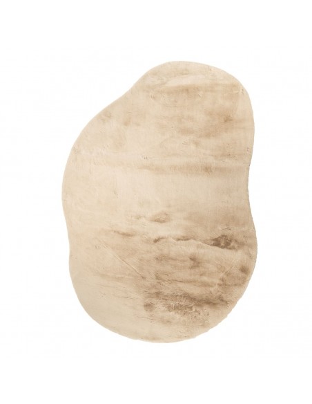 løst tæppe organisk former moderne polyester beige blødt