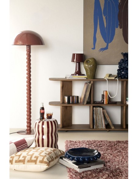 løst tæppe retro moderne polyester