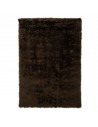 LASKA Løst tæppe i polyester og bomuld 230 x 160 cm - Brun