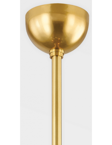 lysekrone loftlampe moderne design spisebord messing