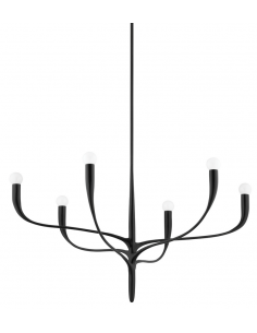 lysekrone loftlampe moderne design spisebord sort