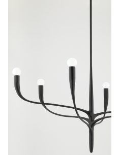 lysekrone loftlampe moderne design spisebord sort 2