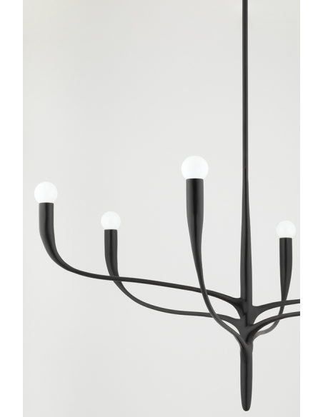 lysekrone loftlampe moderne design spisebord sort