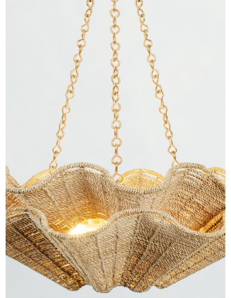 lysekrone loftlampe moderne design spisebord messing guld