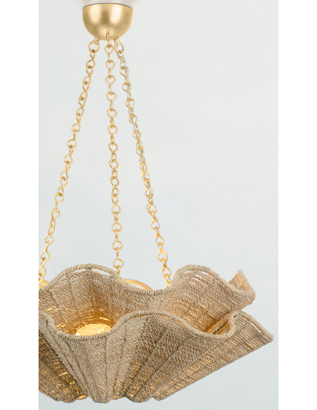 lysekrone loftlampe moderne design spisebord messing guld
