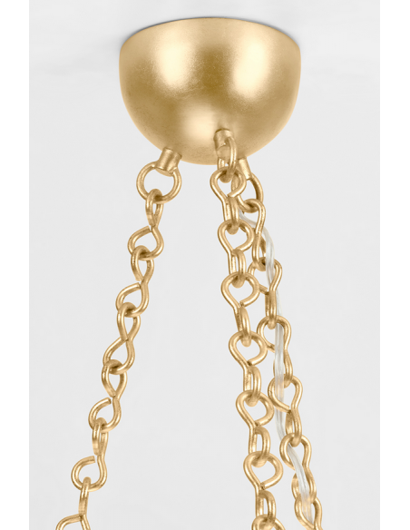 lysekrone loftlampe moderne design spisebord messing guld
