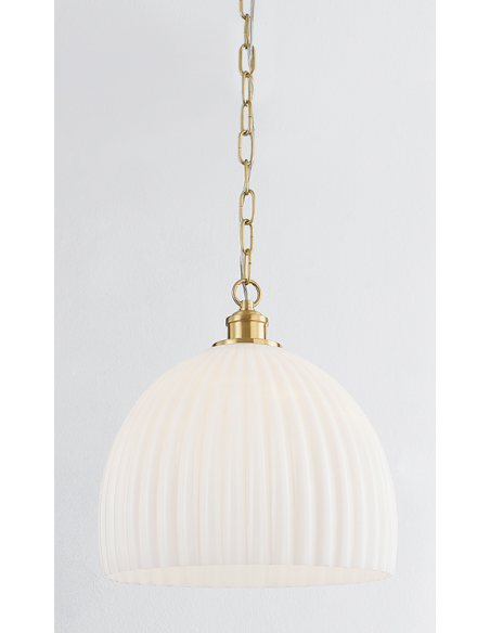 pendel pendellampe loftlampe moderne design spisebord messing