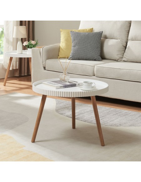 sofabord sidebord stuemøbler rundt moderne design opbevaring