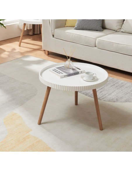 sofabord sidebord stuemøbler rundt moderne design opbevaring