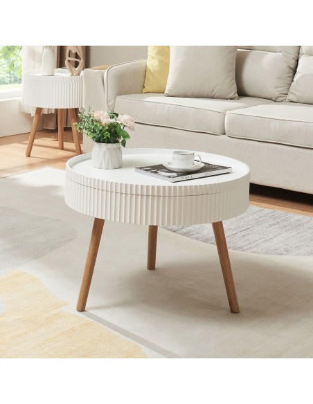 sofabord sidebord stuemøbler rundt moderne design opbevaring