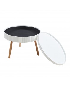 sofabord sidebord stuemøbler rundt moderne design opbevaring 2