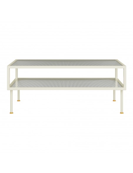 sofabord sidebord stuemøbler moderne design opbevaring hylde beige