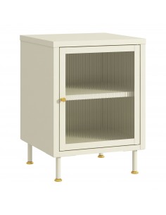 sengebord natbord beige opbevaring