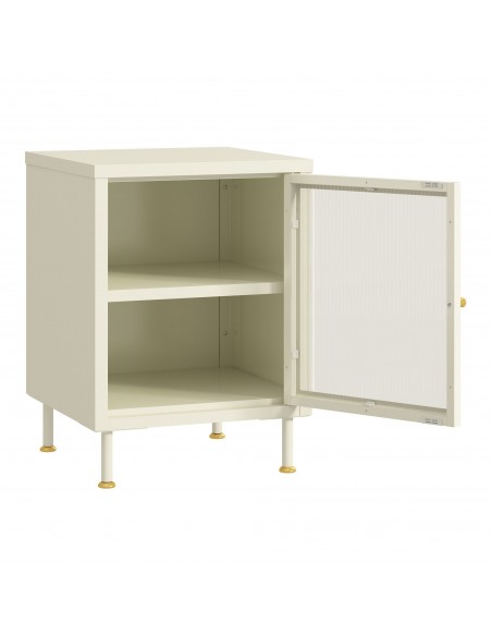 sengebord natbord beige opbevaring